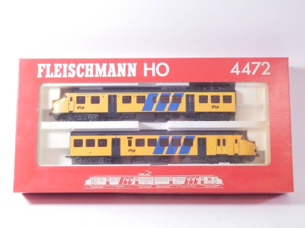 »FLEISCHMANN 4472 H0 DC · ELEKTROTRIEBZUG PLAN V DER NS MAT 64 · OVP«