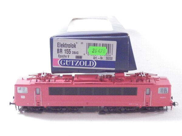 »GÜTZOLD 39200 H0 DC · E-LOK ELEKTROLOK BR 155 034-2 DB · OVP«