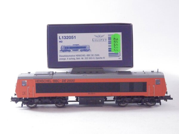 »LILIPUT 132051 H0 DC · DIESELLOK "HENSCHEL" BBC DE 2500 · OVP«
