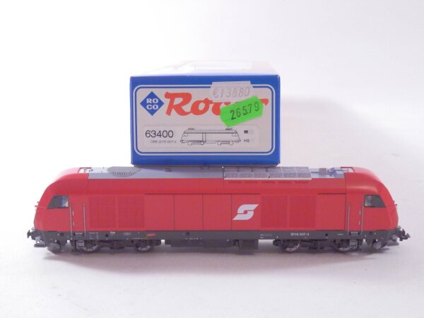 »ROCO 63400 H0 DC · E-LOK BR 2016 DER ÖBB · OVP«