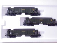 »TRIX 23500 H0 DC · KOHLENTRICHTERWAGEN SET 3-TEILIG · OVP«