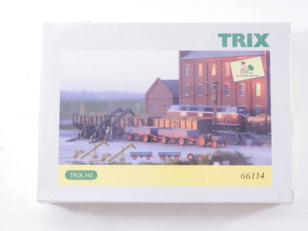 »TRIX 66114 H0 DC · ZUBEHÖR SET ZUCKERFABRIK · OVP«