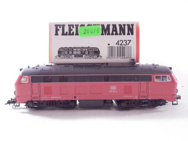 »FLEISCHMANN 4237 H0 DC · DIESELLOK BR 218 DB · OVP«
