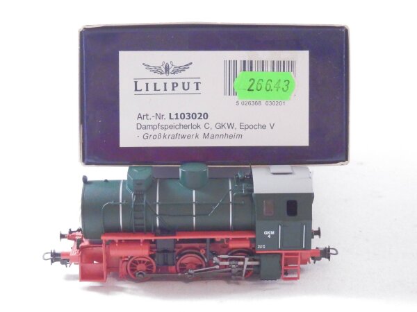 »LILIPUT L103020 H0 DC · DAMPFLOK TYP C DER GKW · OVP«