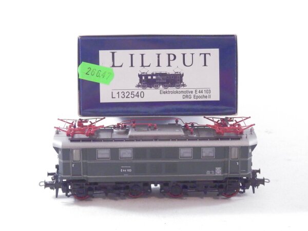 »LILIPUT L132540 H0 DC · E-LOK BR E44 103 DER DRG · OVP«