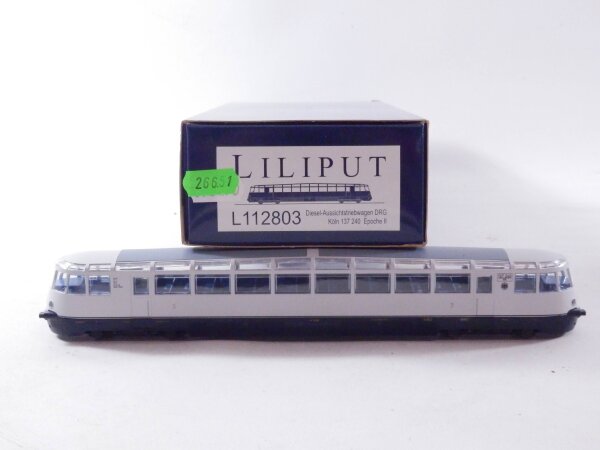 »LILIPUT L112803 H0 DC · DIESEL AUSSICHTSWAGEN 137240 DRG · OVP«