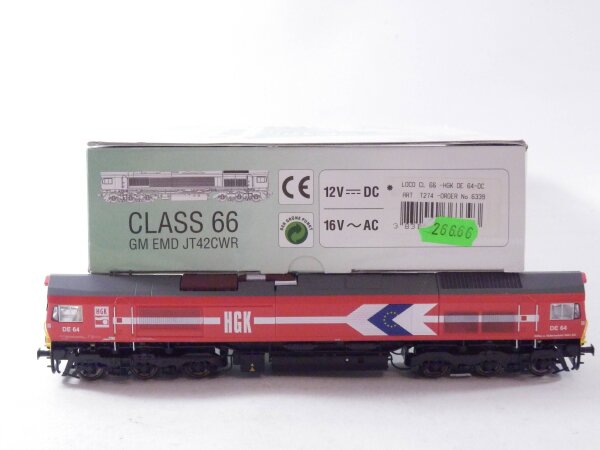»MEHANO T274 H0 DC · DIESELLOK CLASS 66 "HGK" DE64 · OVP«