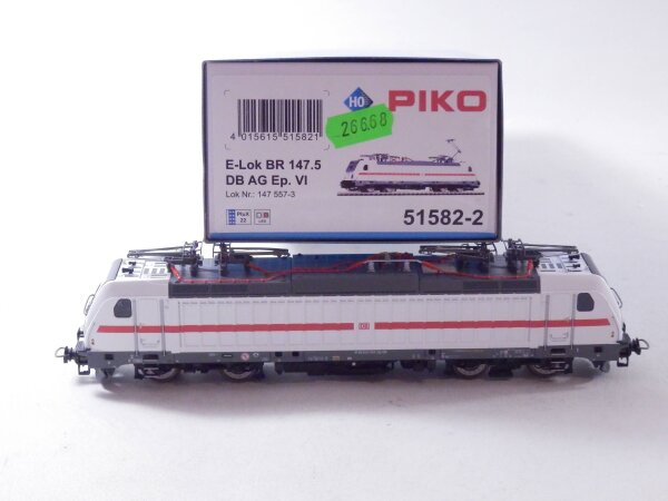 »PIKO 51582 H0 DC · E-LOK ELEKTROLOKOMOTIVE BR 147 DER DB · OVP«