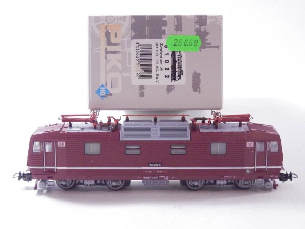 »PIKO 51022 H0 DC · E-LOK ELEKTROLOKOMOTIVE BR 180 DER DB · OVP«