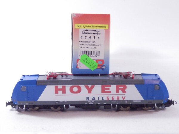 »PIKO 57434 H0 DC · E-LOK BR 185 DER HOYER RAILSERV · OVP«