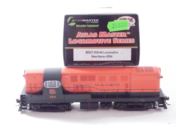 »ATLAS 9527 H0 DCC DIGITAL · DIESELLOK H16-44 DER NEW HAVEN · OVP«