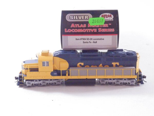 »ATLAS 7904 H0 DC · DIESELLOK SD-26 DER SANTA FE · OVP« #1