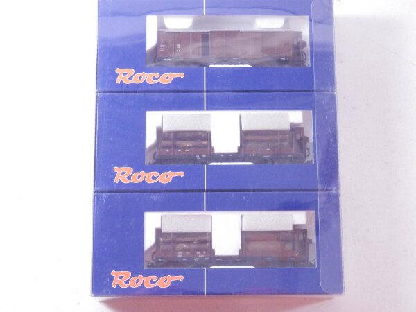 »ROCO 34590 H0e DC · GÜTERWAGENSET DER ÖBB · OVP« #1