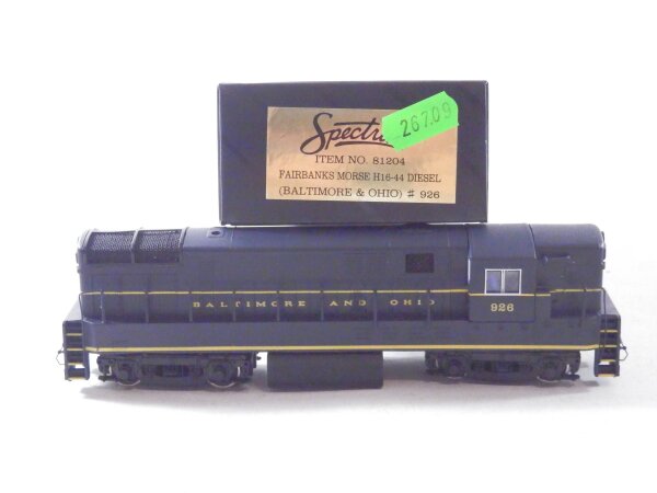 »SPECTRUM 81204 H0 DC · DIESELLOK FAIRBANKS MORSE H16-44 BALTIMORE & OHIO · OVP«