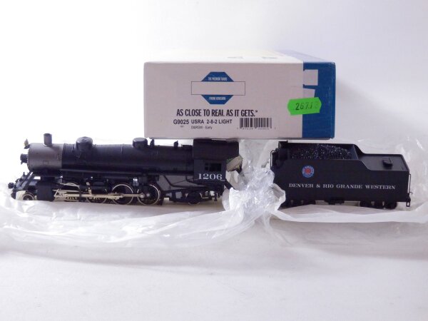 »GENESIS G9025 H0 DC · DAMPFLOK 2-8-2 LIGHT USRA · OVP«