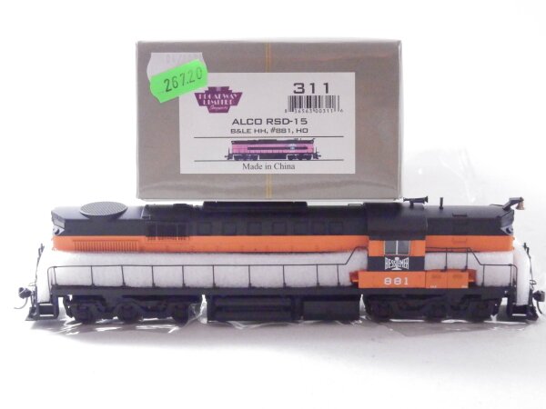 »BROADWAY LIMITED 311 H0 DCC SOUND · DIESELLOK ALCO RSD-15 B & LE · OVP«