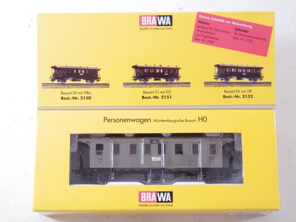 »BRAWA 2153 H0 DC · LÄNDERBAHN WAGEN DER DRG · OVP«