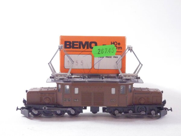 »BEMO 1055 H0e DC · E-LOK RÄTHISCHES KROKODIL GE 6/6 · OVP«