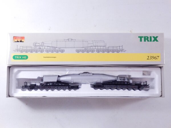 »TRIX 23967 H0 DC · TORPEDOPFANNENWAGEN DER DB · OVP«