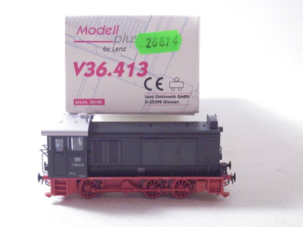»LENZ 30100 H0 DC DIGITAL · DIESELLOK BR V36 DER DB · OVP« #1