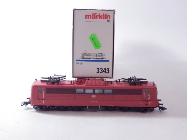 »MÄRKLIN 3343 H0 AC · E-LOK ELEKTROLOKOMOTIVE BR 151 DER DB · OVP« #3