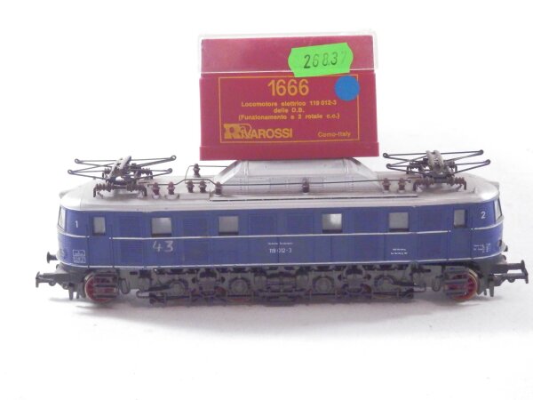 »RIVAROSSI 1666 H0 DC · E-LOK ELEKTROLOKOMOTIVE BR 119 · OVP«