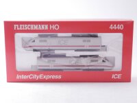 »FLEISCHMANN 4440 H0 DC · ELEKTROTRIEBZUG ICE BR 401 DER DB · OVP«