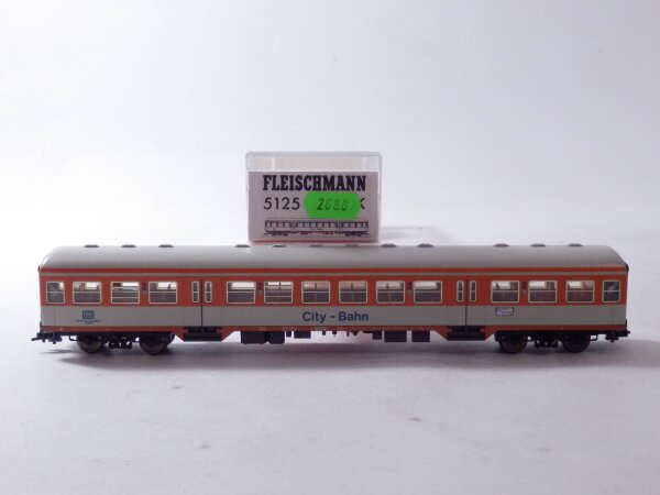 »FLEISCHMANN 5125 H0 DC · PERSONENWAGEN CITY BAHN  · OVP« #1