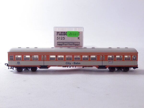 »FLEISCHMANN 5125 H0 DC · PERSONENWAGEN CITY BAHN  · OVP« #1