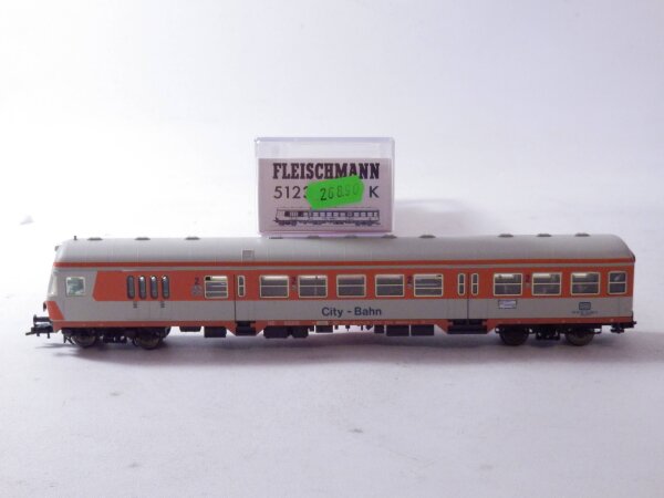»FLEISCHMANN 5123 H0 DC · STEUERWAGEN CITY BAHN · OVP« #1