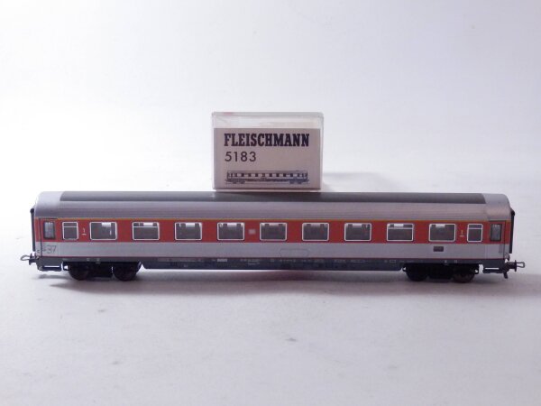 »FLEISCHMANN 5183 H0 DC · EUROFIRMA PERSONENWAGEN  · OVP« #1