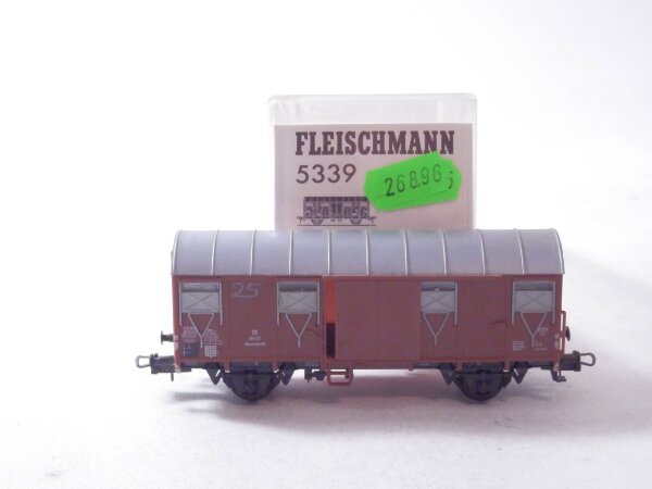 »FLEISCHMANN 5339 H0 DC · SCHIEBEWANDWAGEN DER DB · OVP«