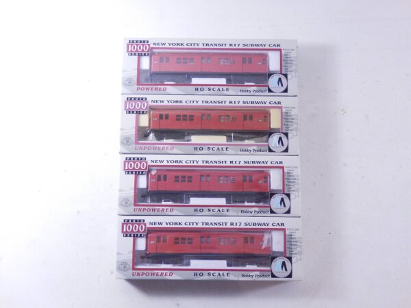 »PROTO 1000 #920-31015 H0 DC · ZUGSET "SUBWAY NYC RED BIRD" 4-TEILIG · OVP«