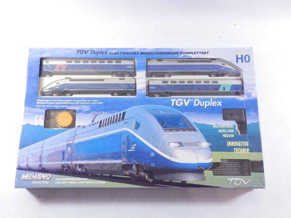»MEHANO H0 DC · TGV DUPLEX KOMPLETTSET 4-TEILIG · OVP«
