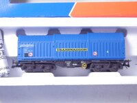 »ROCO 44076 H0 DC · TELESKOPHAUBENWAGEN SET 2-TEILIG "TRANSWAGGON" · OVP« #3
