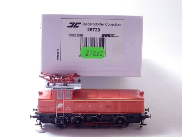 »JÄGERNDORFER 26720 H0 DC · E-LOK BR 1062 009-4 DER ÖBB · OVP«