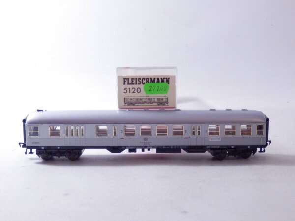 »FLEISCHMANN 5120 H0 DC · STEUER-WAGEN "SILBERLING" DER DB · OVP« #1