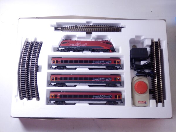 »PIKO 57172 H0 DC · STARTSET RAILJET TAURUS DER ÖBB · OVP«