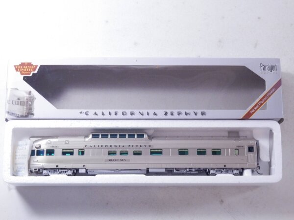 »BROADWAY LIMITED 522 H0 DC · OBSERVATION CAR "SILVER SKY" CALIFORNIA ZEPHYR · OVP«