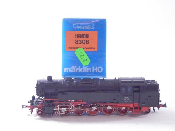 »MÄRKLIN HAMO 8308 H0 DC · DAMPFLOK "BR 85" DER DB · OVP«