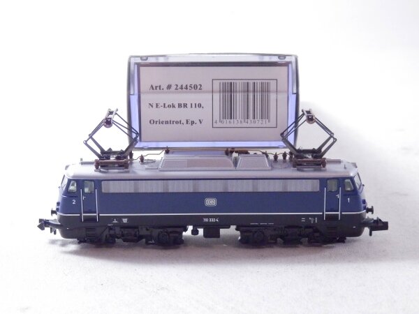 »HOBBYTRAIN 244502 N DC · E-LOK ELEKTROLOKOMOTIVE BR 110 487-0 DB · OVP« #22 # #1