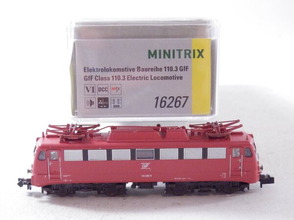 »MINITRIX 16267 N DCC DIGITAL SOUND · E-LOK BR 110.3 DER DB · OVP« #3