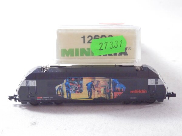 »MINITRIX 12693 N DC · E-LOK BR RE 4/4 DER SBB · OVP« #3