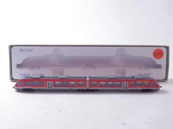 »AUS MINITRIX 11134 N DC · TRIEBWAGEN BR 648.1 DB AG LINT 41 · ERSATZ VP« #3 #1 #1