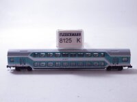 »FLEISCHMANN 8125K N DC · DOPPELSTOCK PERSONENWAGEN DER DB · OVP«