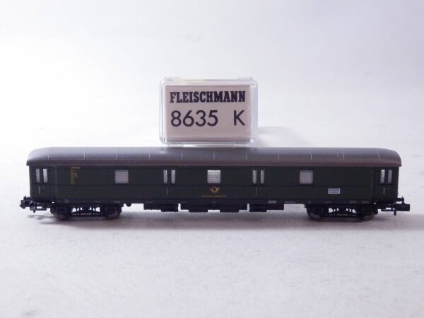 »FLEISCHMANN 8635K N DC · BAHNPOSTWAGEN DER DB · OVP« #1