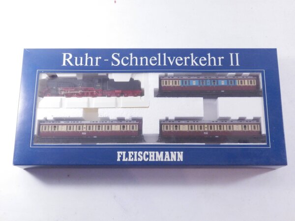 »FLEISCHMANN 4888 H0 DC · ZUGSET "RUHR SCHNELLVERKEHR" DER DRG · OVP« #2