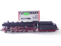 »FLEISCHMANN 4130 H0 DC · SCHLEPPTENDER DAMPFLOK BR 41 DER DB · OVP«