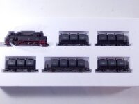 »FLEISCHMANN 485101 H0 DC · KOHLENWAGENZUG GBAG SONDERSERIE · OVP« #4 #1