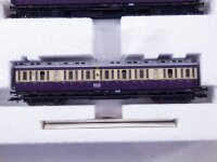 »FLEISCHMANN 4887 H0 DC · PERSONENZUG "RUHR SCHNELLVERKEHR" 4-TEILIG DRG · OVP«